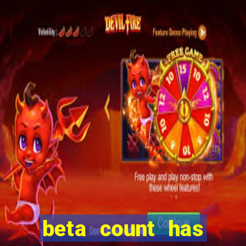 beta count has changed pt br